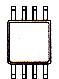 OPA2830IDGKR引腳圖